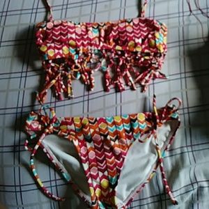 (SOLD)Colorful patterned bikini